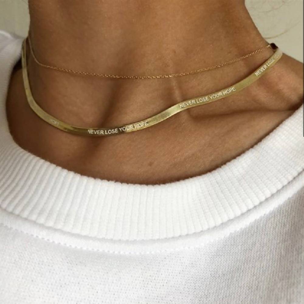 Kardelen 925 SILBER SNAKE CHAIN HALSKETTE