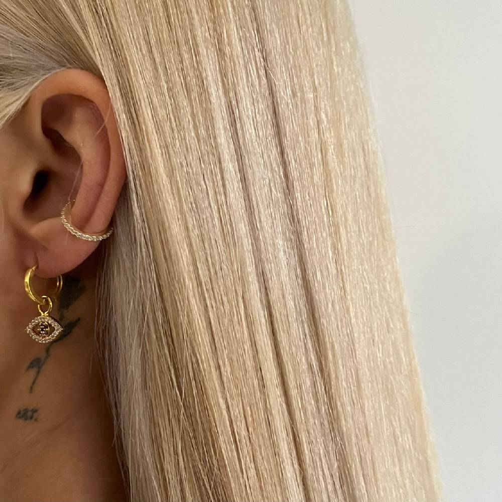 Kardelen Amunet Nazar Ohrring - 925 SILBER