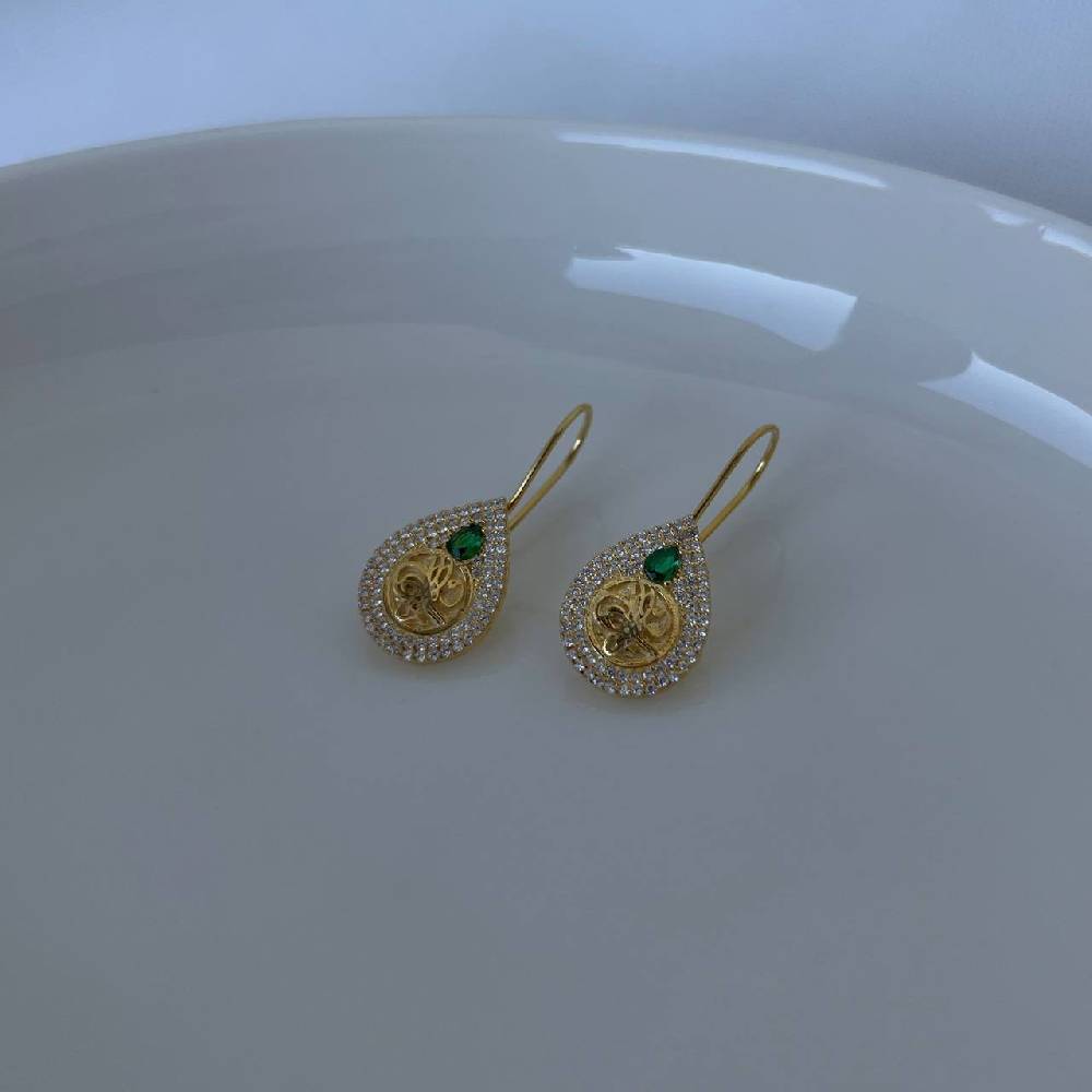 Kardelen Auftakelung Ohrringe - 925 SILBER