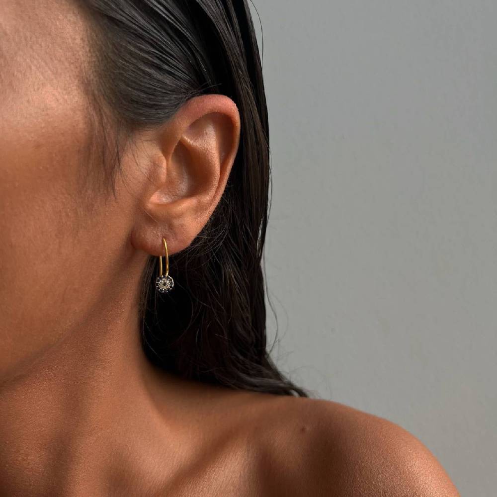 Kardelen Baby Nazar Ohrring - 925 SILBER