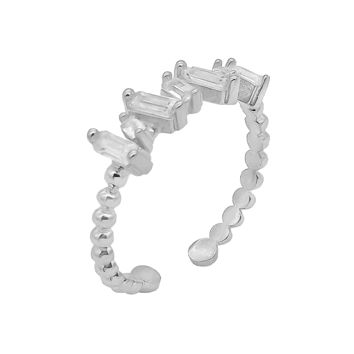 Kardelen BAGUETTE SHIFT RING - 925 SILBER