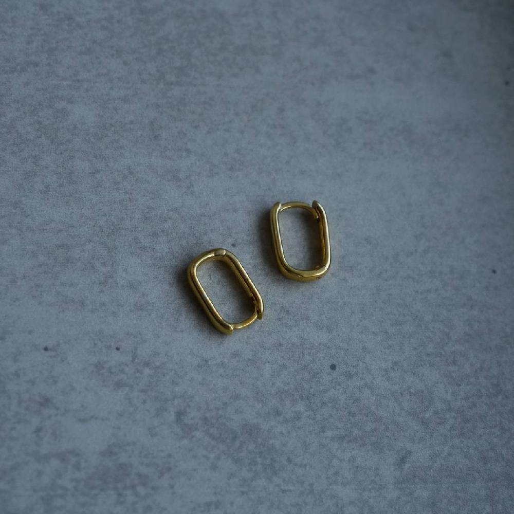 Kardelen BASIC OVALE OHRRINGE - 925 SILBER