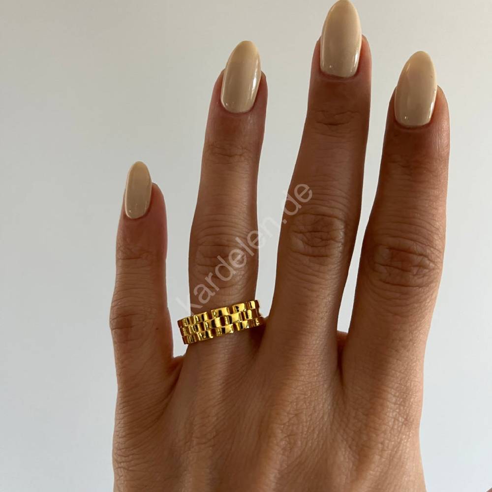 Kardelen Bricket Ring - 925 SILBER