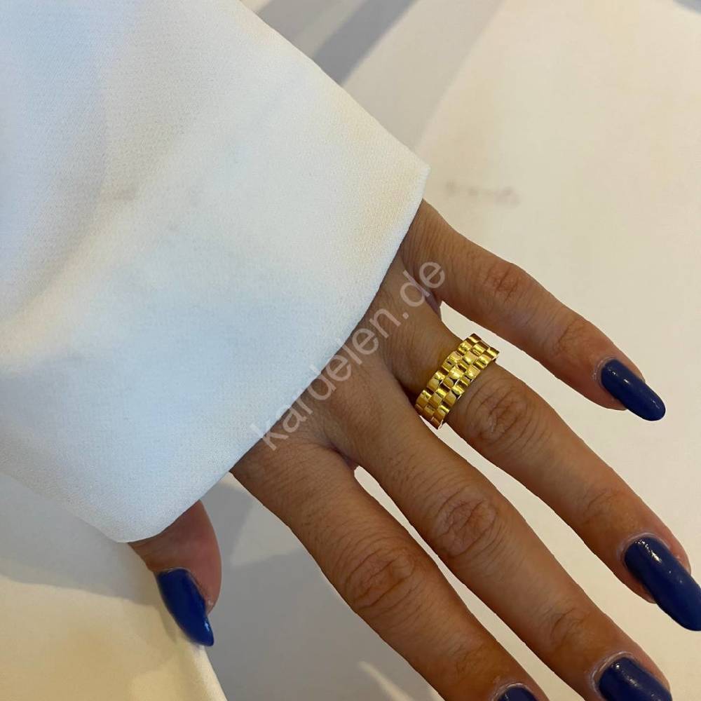 Kardelen Bricket Ring - 925 SILBER