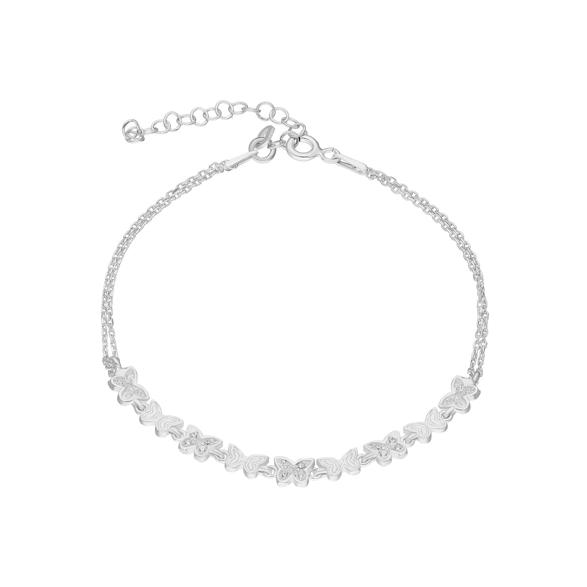 Kardelen Butterfly Armkette Mini - 925 SILBER