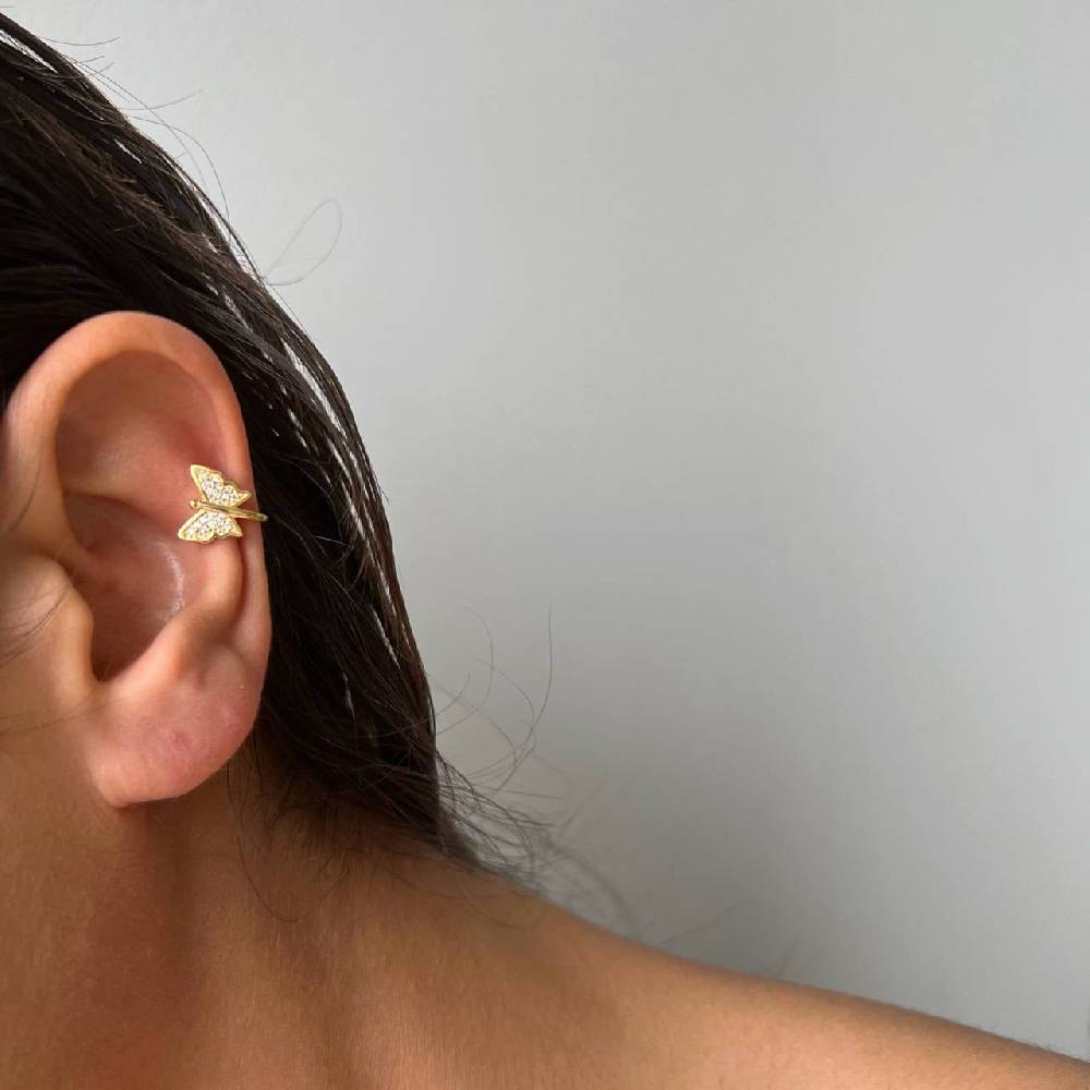Kardelen BUTTERFLY EARCUFF - 925 SILBER