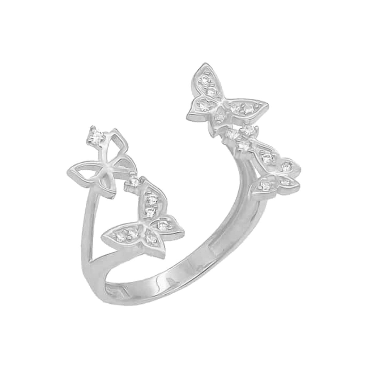 Kardelen Butterfly Ring Model2 - 925 SILBER