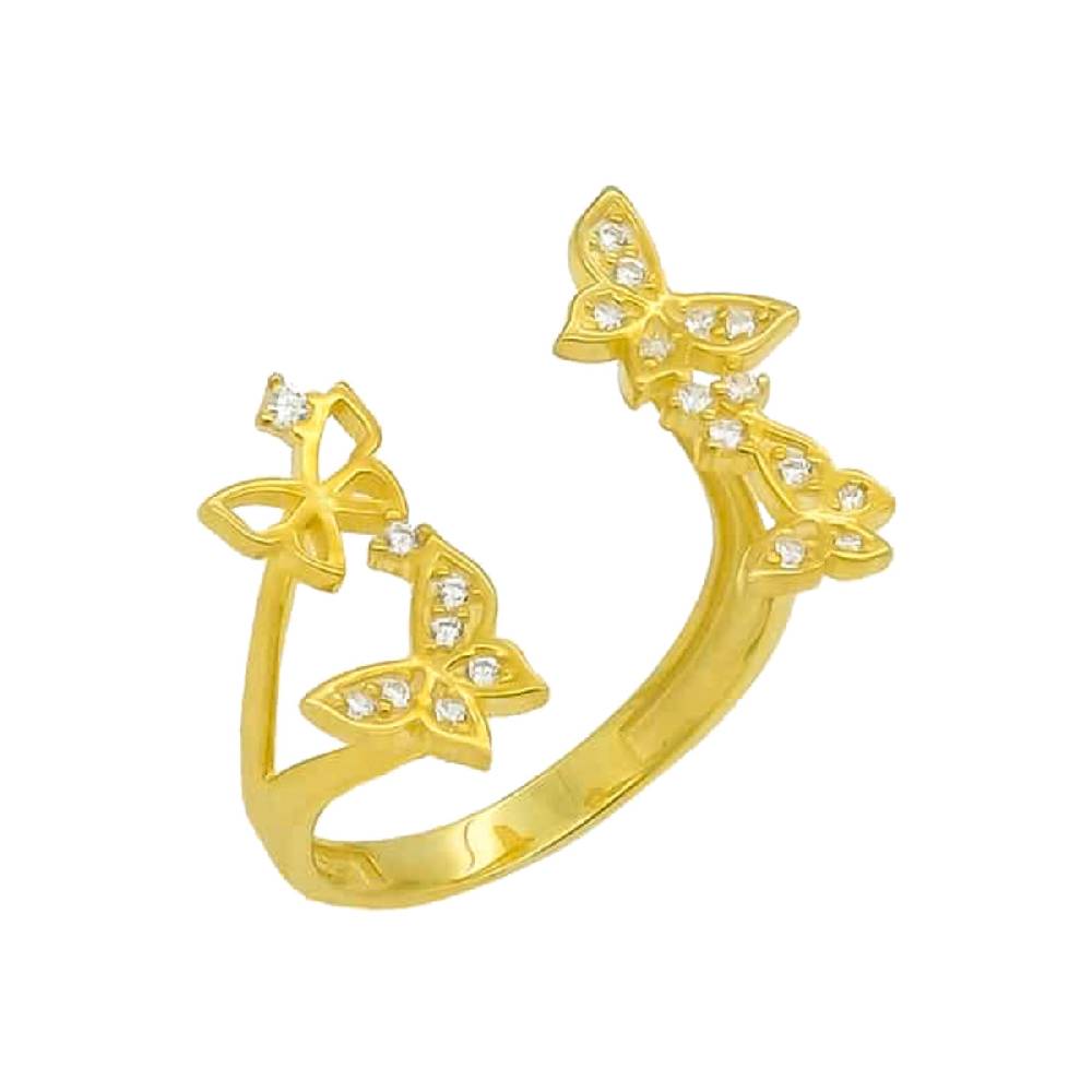 Kardelen Butterfly Ring Model2 - 925 SILBER
