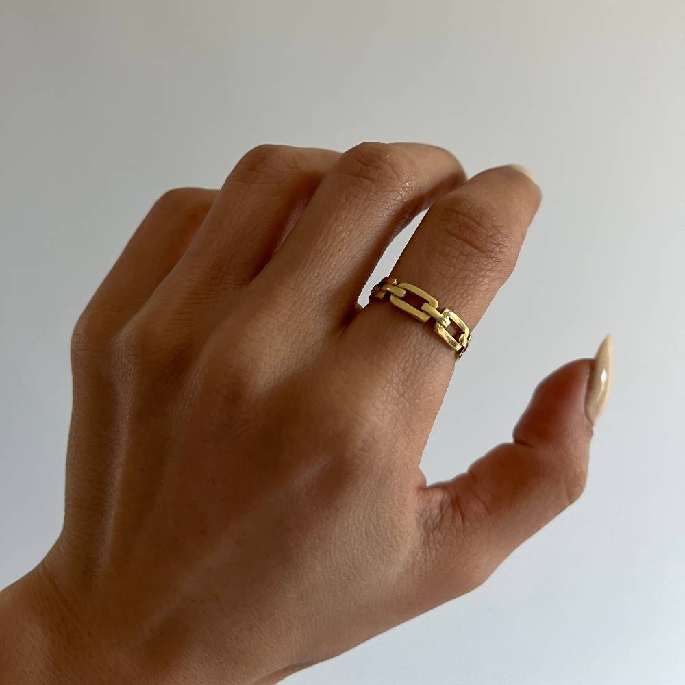 Kardelen Chain In Ring - 925 SILBER