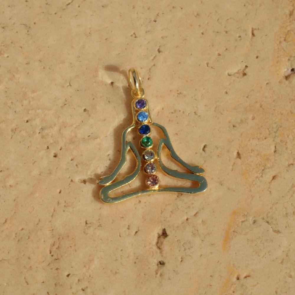 Kardelen CHAKRA NECKLACE - 925 SILBER