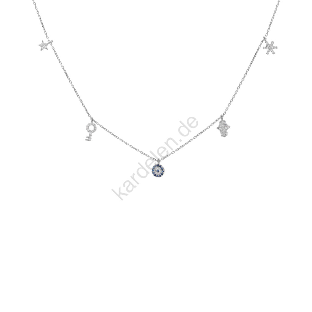 Kardelen Charm Halskette - 925 SILBER