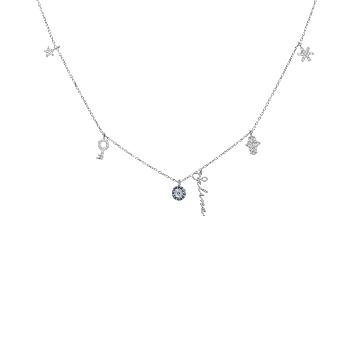 Kardelen Charm Signatur Halskette - 925 SILBER