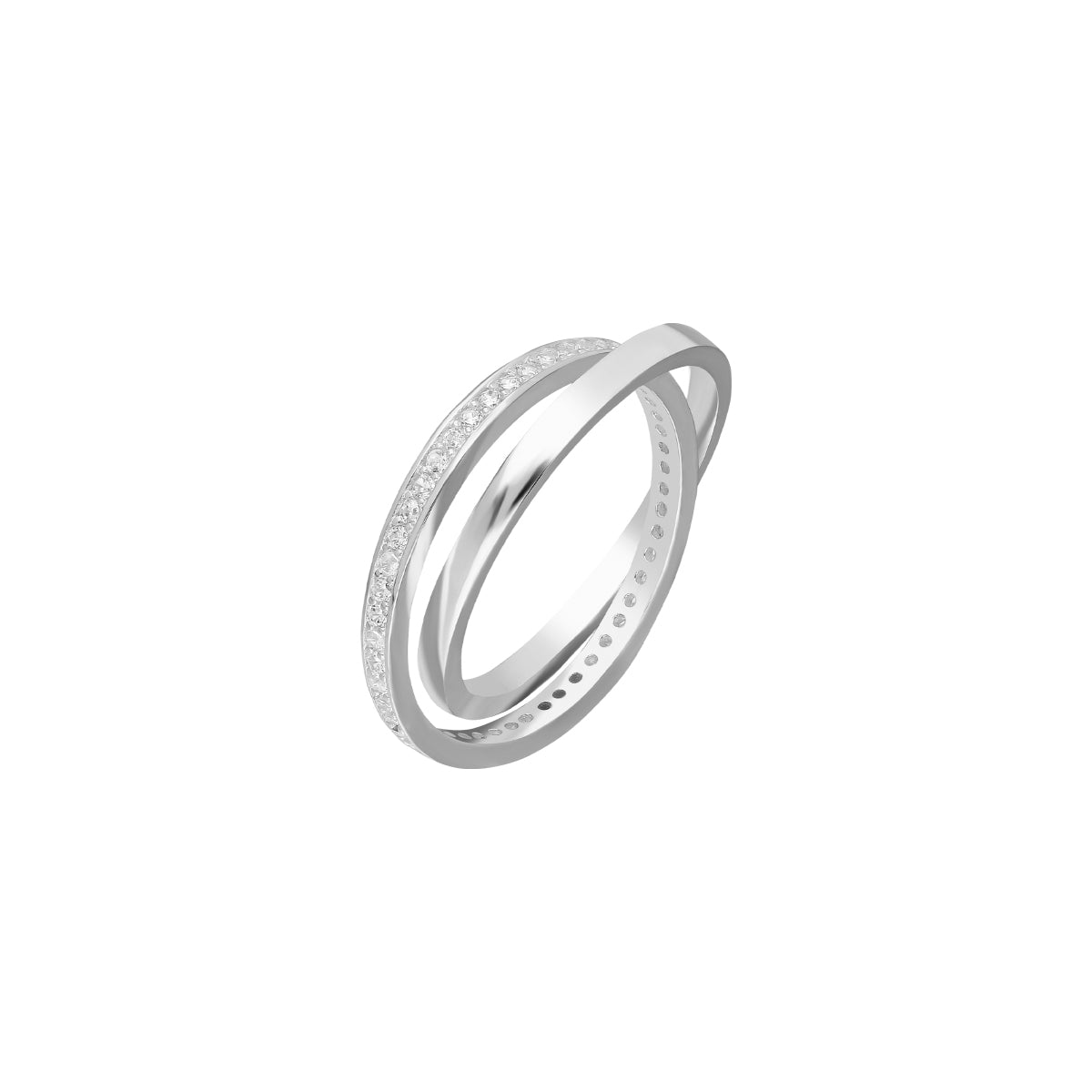 Kardelen Circle Zirkonia Ring - 925 SILBER