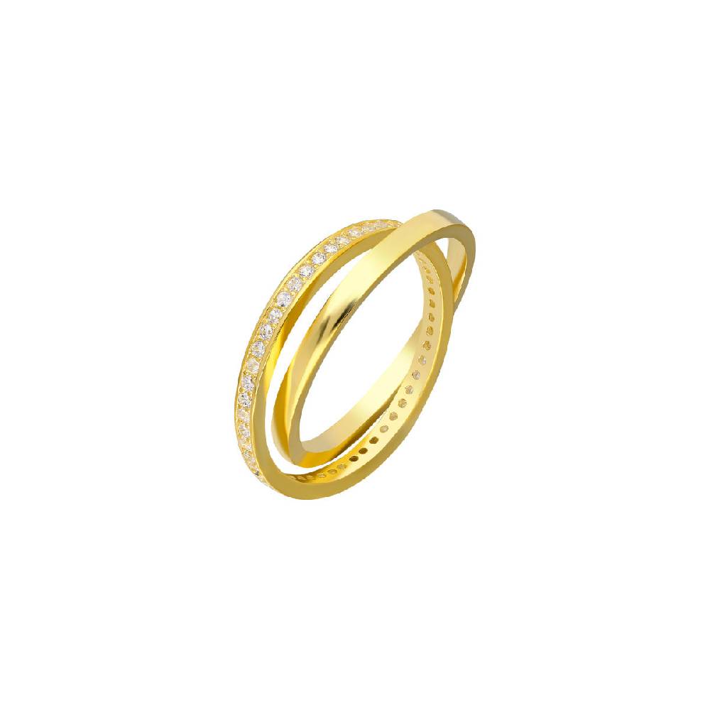 Kardelen Circle Zirkonia Ring - 925 SILBER
