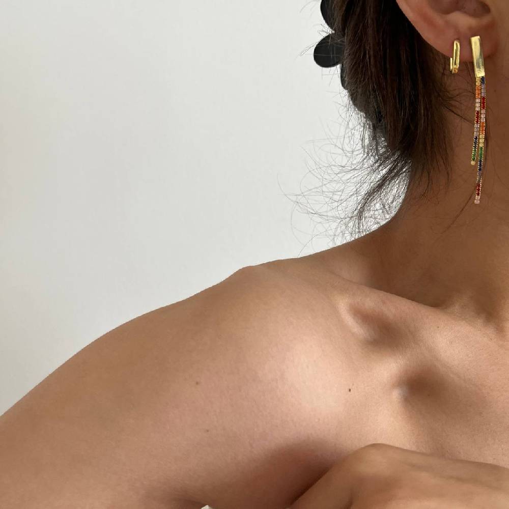 Kardelen Colorfull Oscar Ohrringe - 925 SILBER