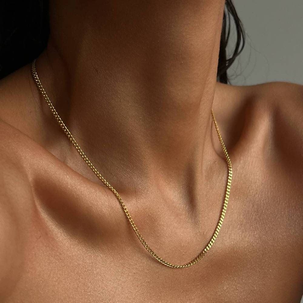 Kardelen CUBAN HALSKETTE - 925 SILBER