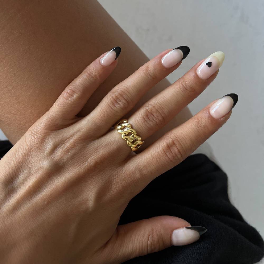 Kardelen Cuban Ring - 925 SILBER