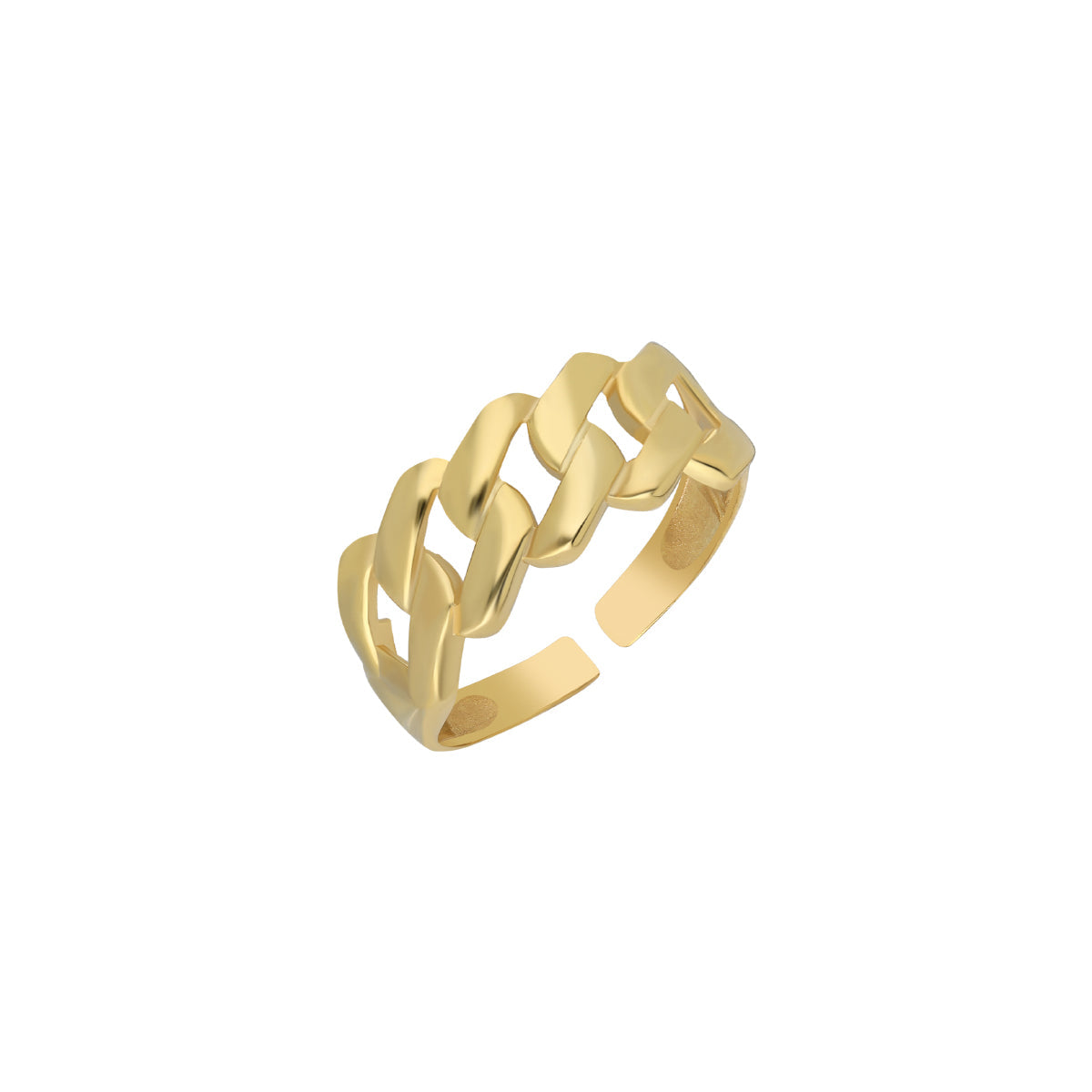 Kardelen Cuban Ring - 925 SILBER