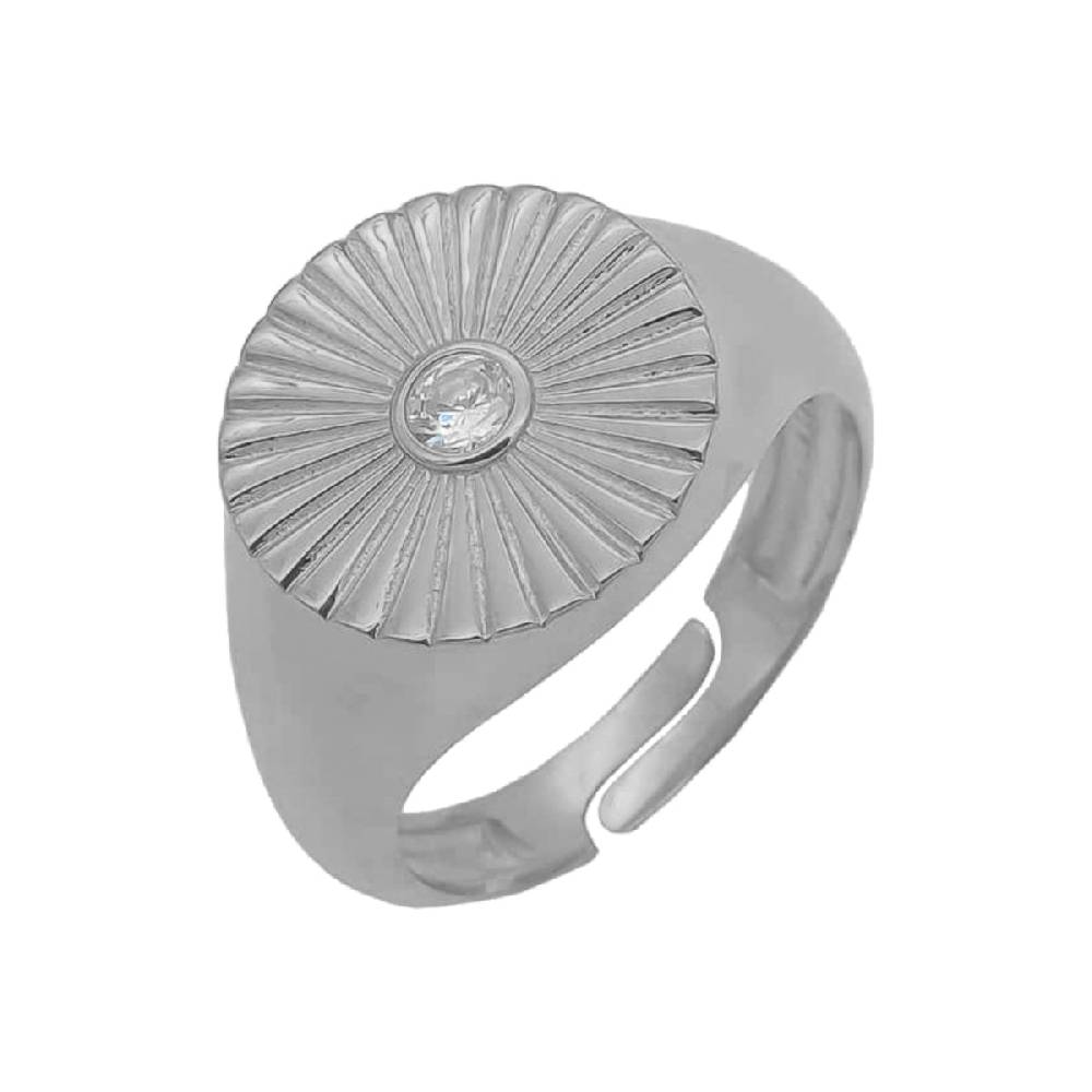 Kardelen Daisy Solitaire Ring - 925 SILBER