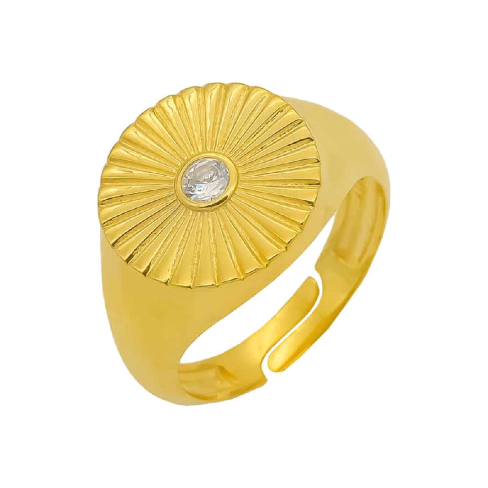 Kardelen Daisy Solitaire Ring - 925 SILBER