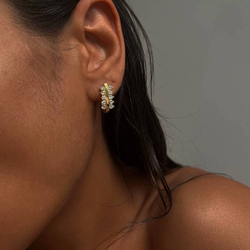 Kardelen Daphe Ohrring - 925 SILBER