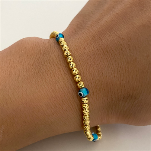 Kardelen Dorica Nazar Armkette - 925 SILBER