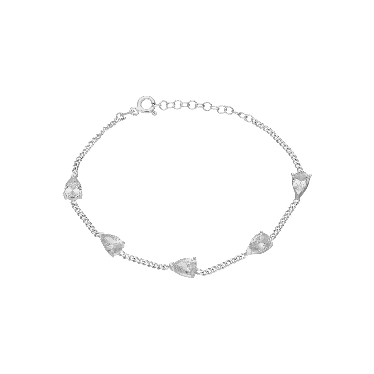 Kardelen Drop Armkette - 925 SILBER