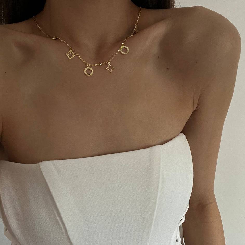 Kardelen Elenora Charm Halskette - 925 SILBER