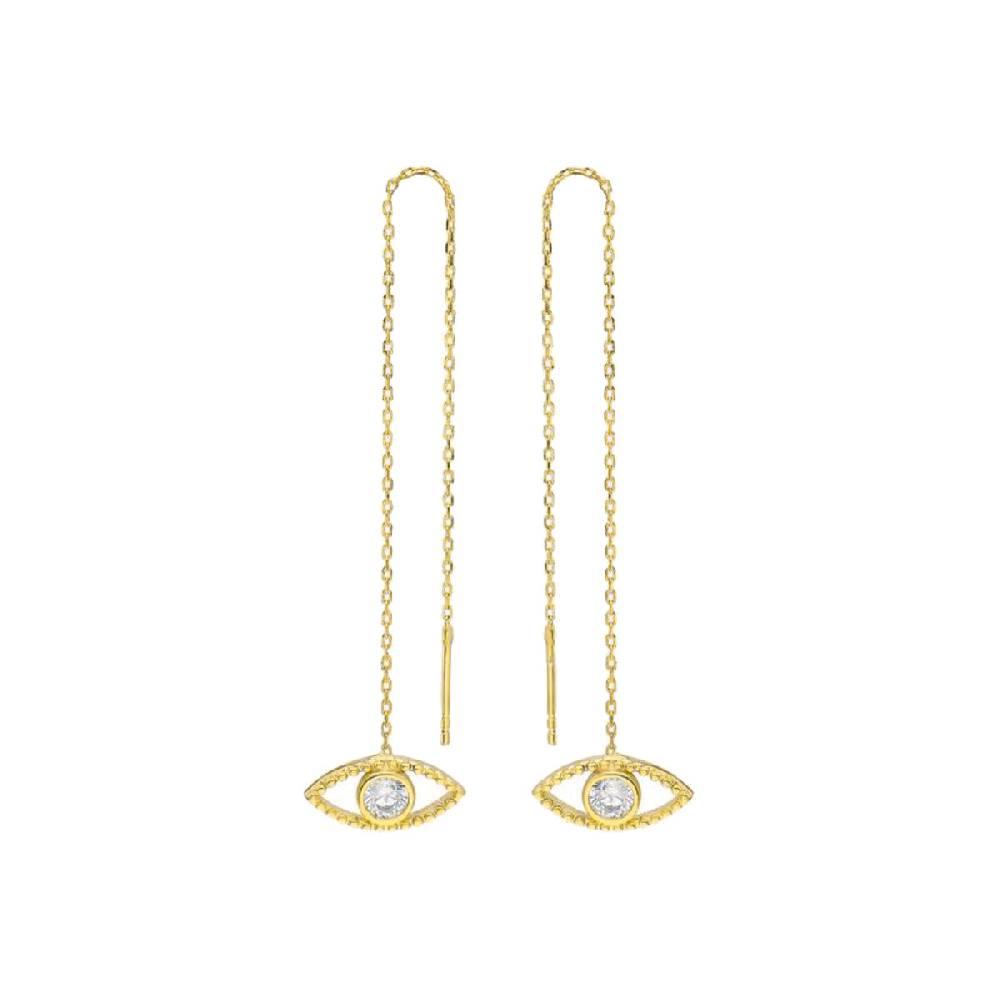 Kardelen Eye Earring Hängend Ohrring - 925 SILBER