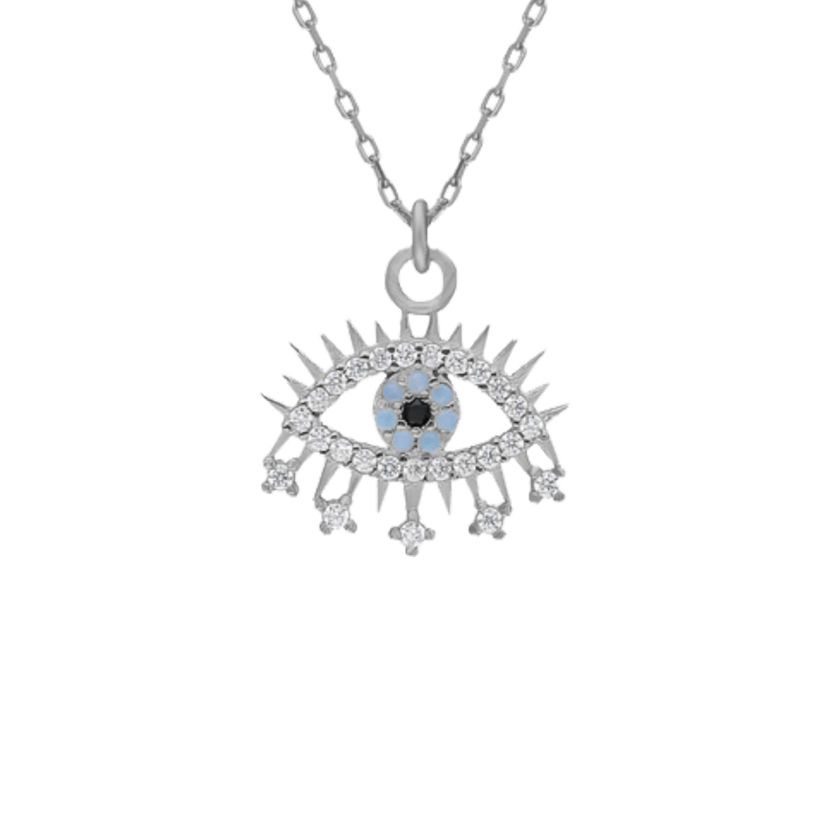 Kardelen Eye Effect Kette - 925 SILBER