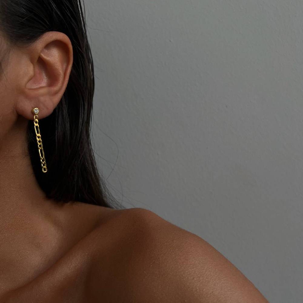 Kardelen Figaro Chain Ohrring - 925 SILBER