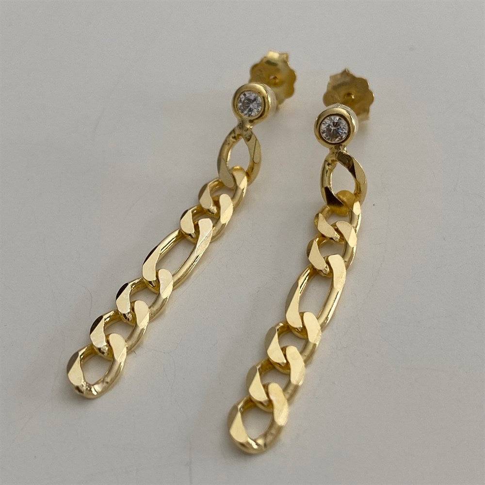 Kardelen Figaro Chain Ohrring - 925 SILBER