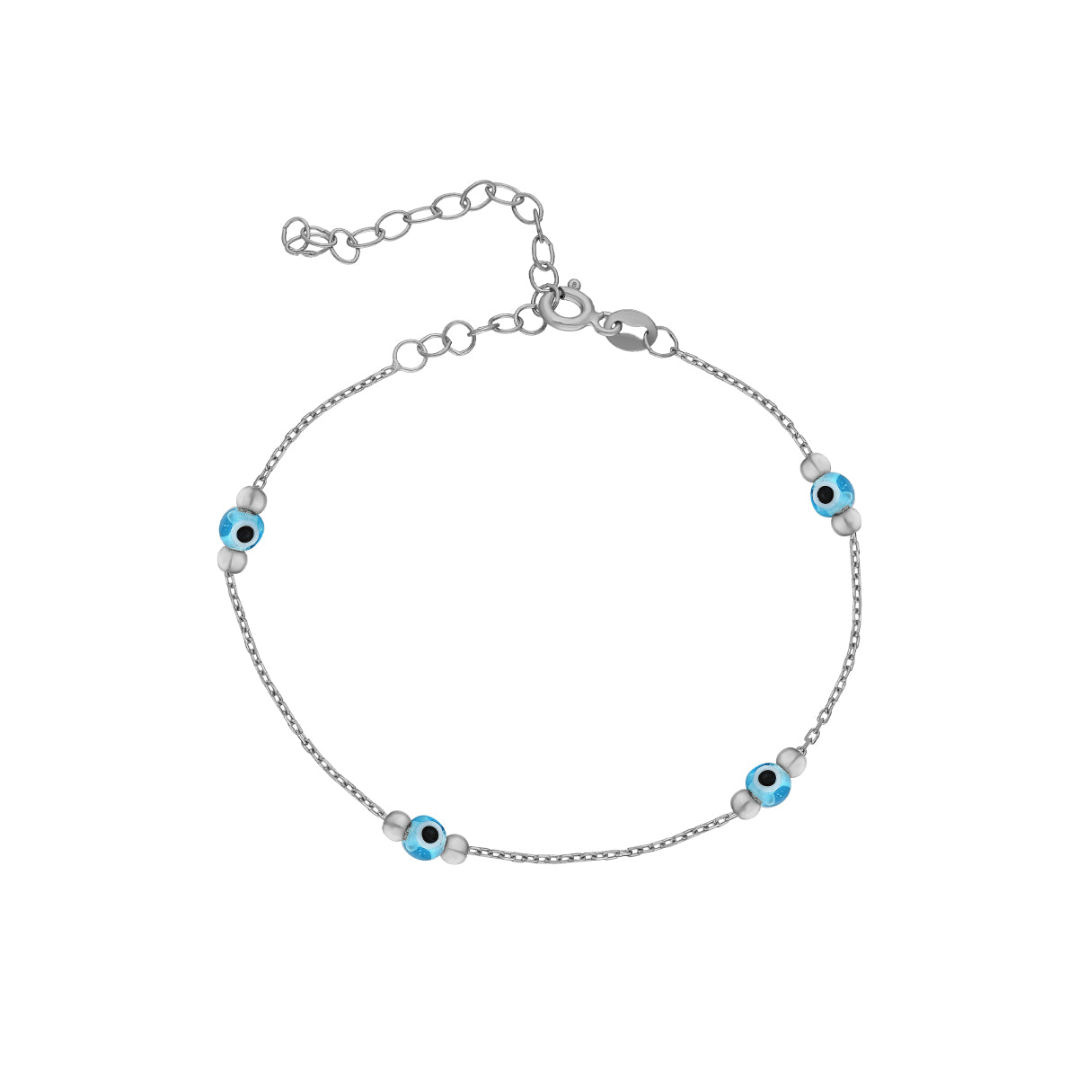 Kardelen Four Eye Nazar Armkette - 925 SILBER