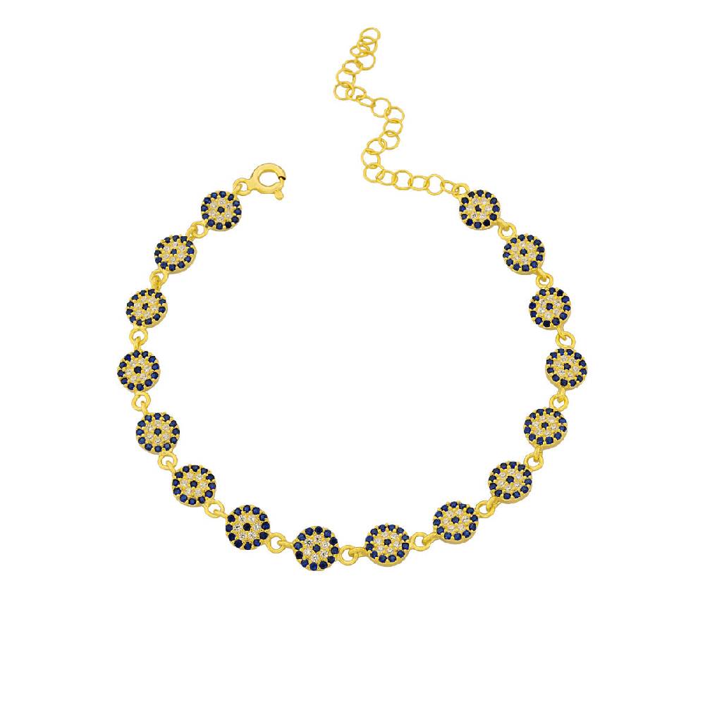 Kardelen Full Nazar Armband - 925 SILBER