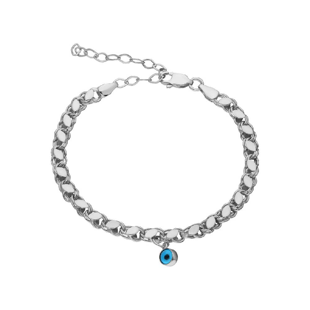 Kardelen Gersten Armkette Mit Nazar - 925 SILBER