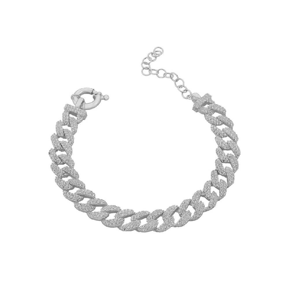 Kardelen Gourmet Zirkonia Armkette - 925 SILBER