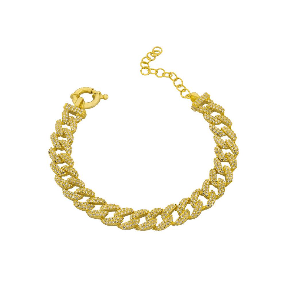 Kardelen Gourmet Zirkonia Armkette - 925 SILBER