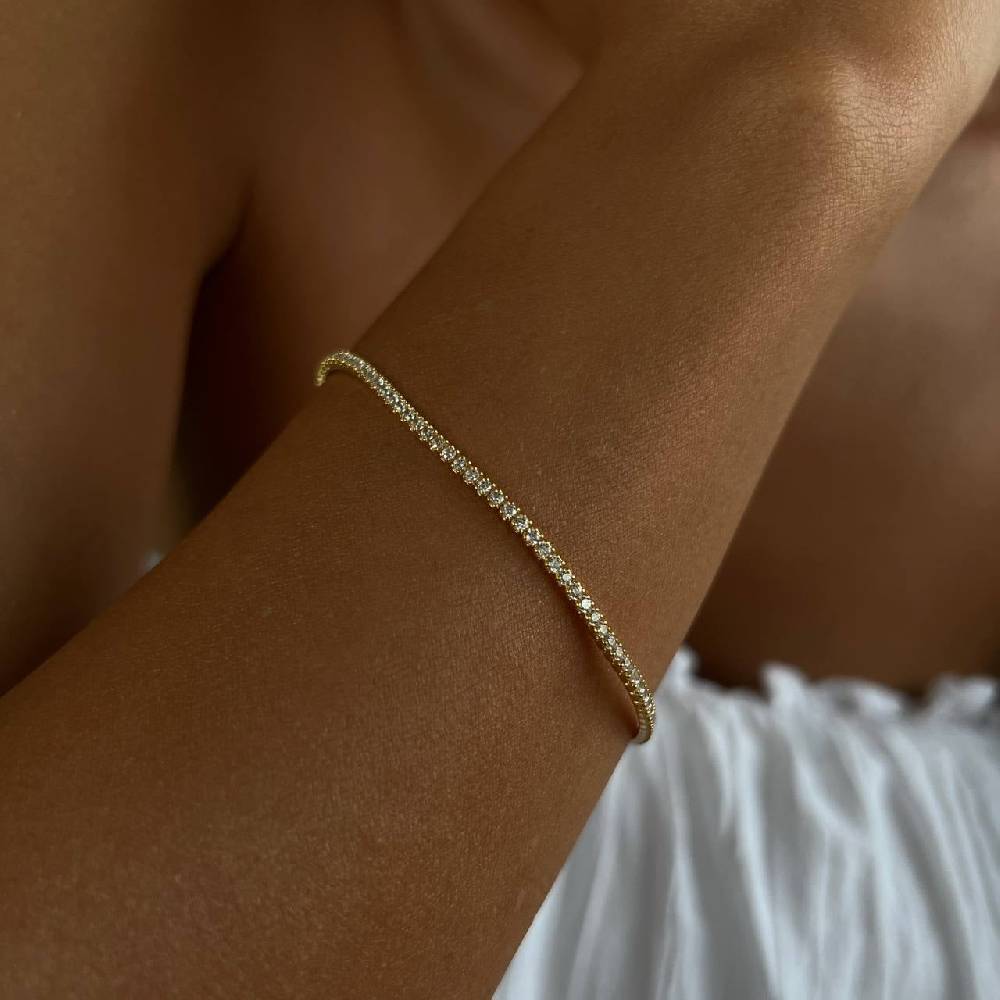 Kardelen Iced-Out Armband - 925 SILBER