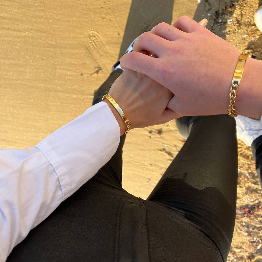 Kardelen ID-PARTNERARMBAND MIT GRAVUR