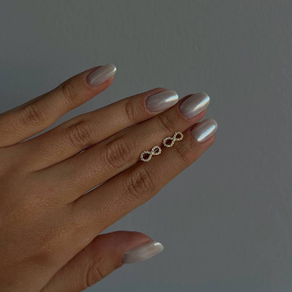 Kardelen Infinity Ohrstecker - 925 SILBER