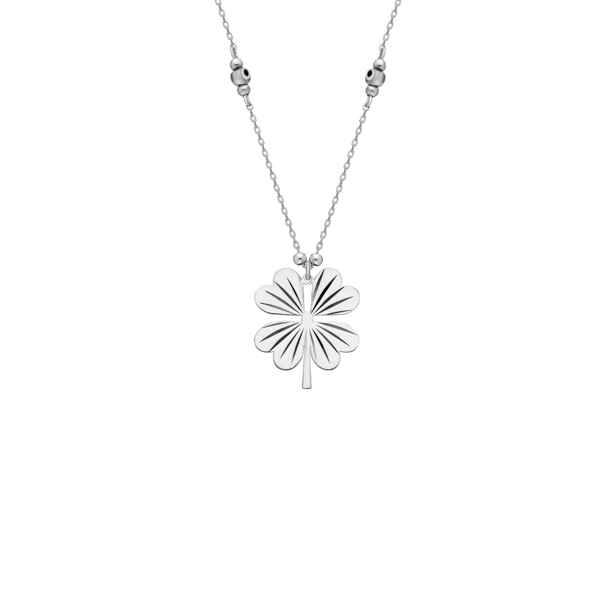 Kardelen Kleeblatt Mit Nazaraugen - 925 SILBER