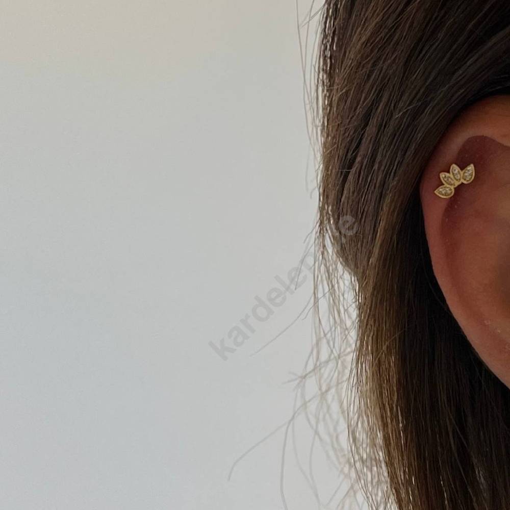 Kardelen LINN ZIRKONIA PIERCING - 925 SILBER