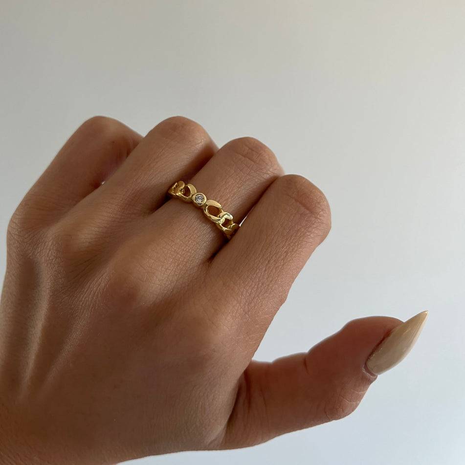 Kardelen Lona Ring - 925 SILBER