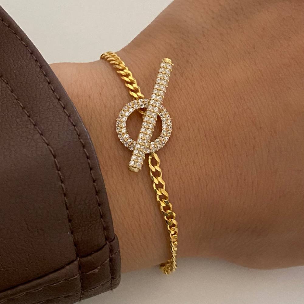 Kardelen Lovin Armkette - 925 SILBER