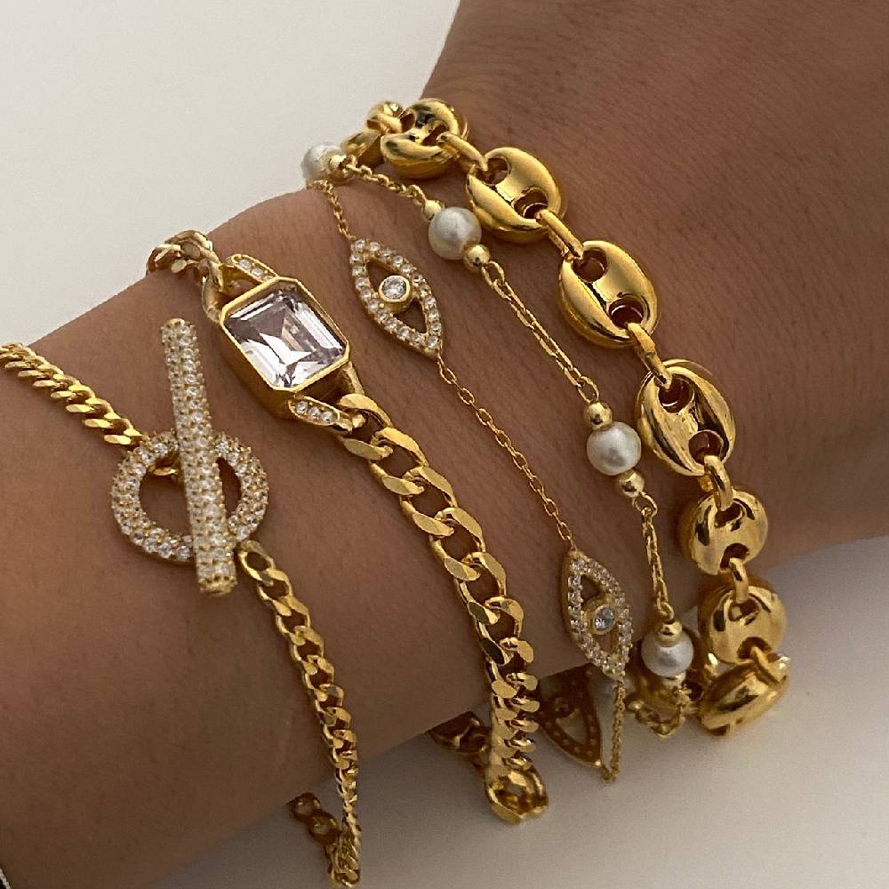 Kardelen Lovin Armkette - 925 SILBER