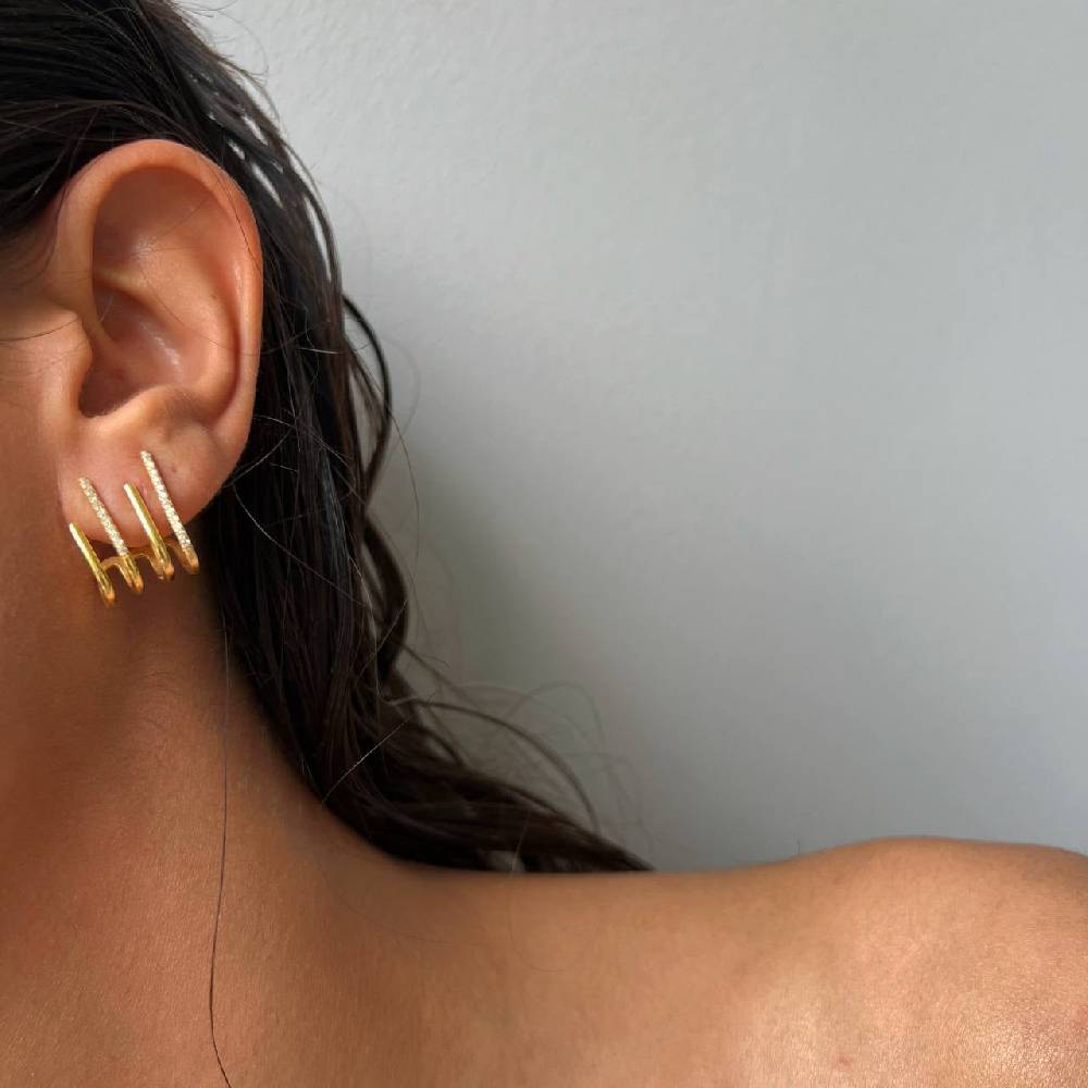 Kardelen Luxus Ohrring - 925 SILBER