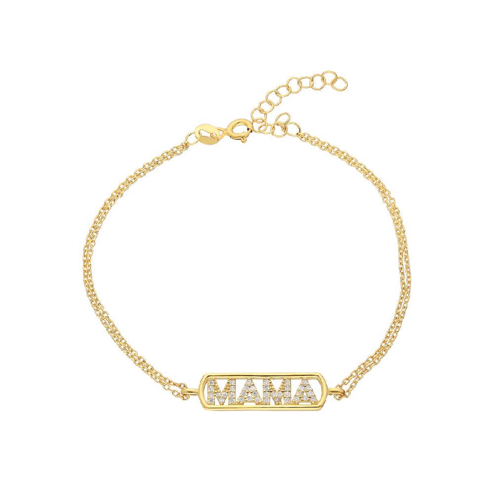 Kardelen Mama Armkette - 925 SILBER