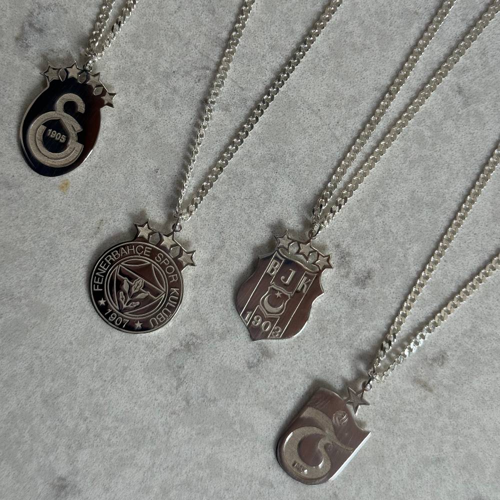 Kardelen MANNSCHAFTS HALSKETTE - 925 SILBER