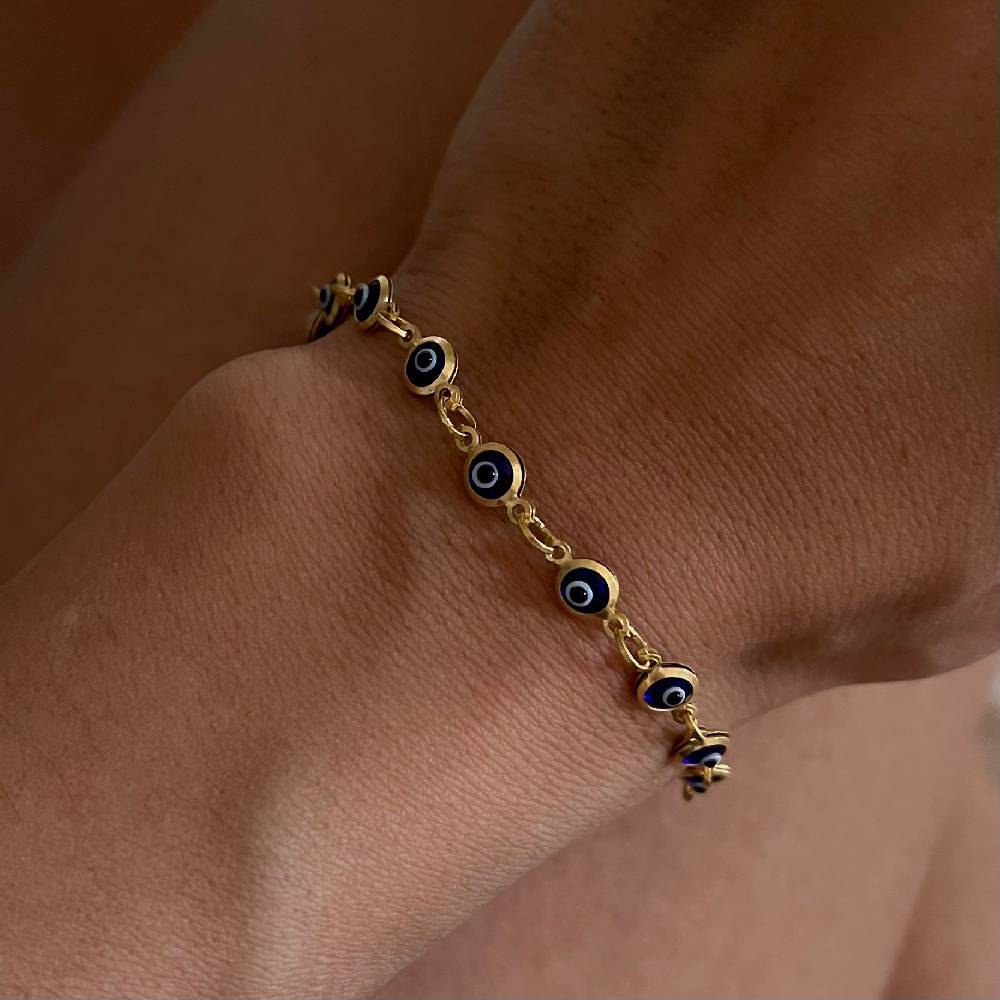 Kardelen Mini Nazar Armkette - 925 SILBER