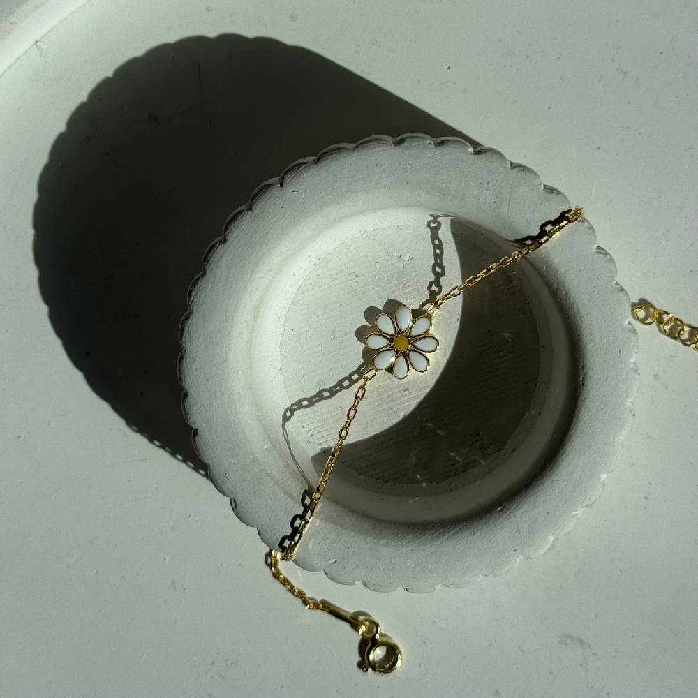 Kardelen MINIMAL DAISY ARMKETTE - 925 SILBER